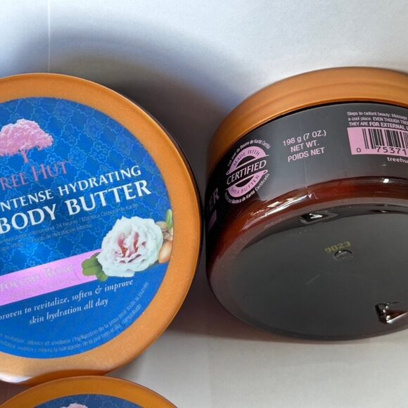 3 Tree Hut Shea Body Butter Morocoan Rose & 2 - Argan Oil Sugar Scrub 5oz NEW - Picture 2 of 4
